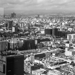 Imagen desde la torre Latinoamerica en el centro de la Ciudad de México